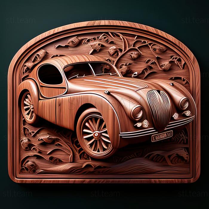 3D модель Ягуар XK150 (STL)